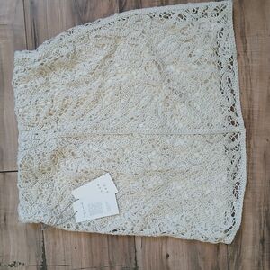 a new day Ivory Lace Mini Skirt